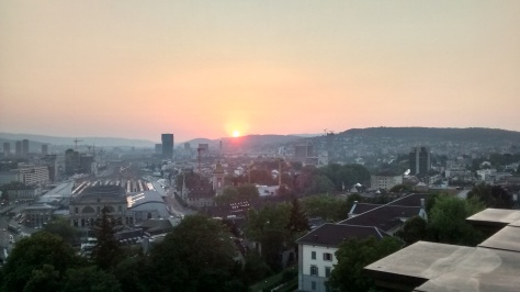 View from the Main Building at ETH Zurich